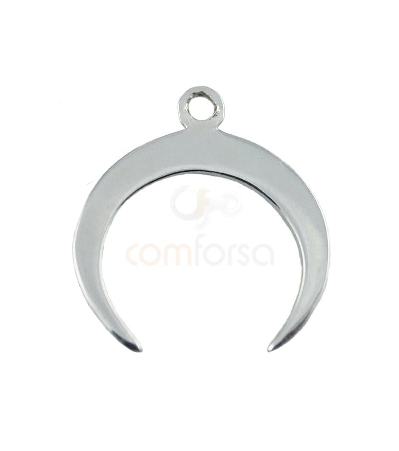 Pendentif lune 15 x 17 mm Argent 925