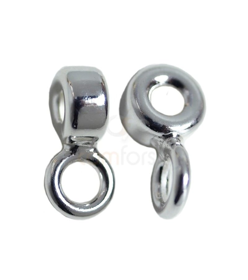 Donut 5 mm avec anneau  (1.8) argent 925