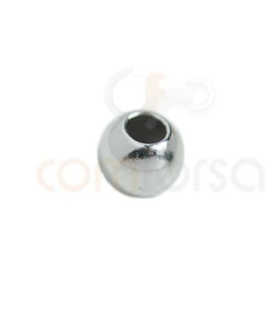 Boule 4 mm (1.8) Argent rhodié