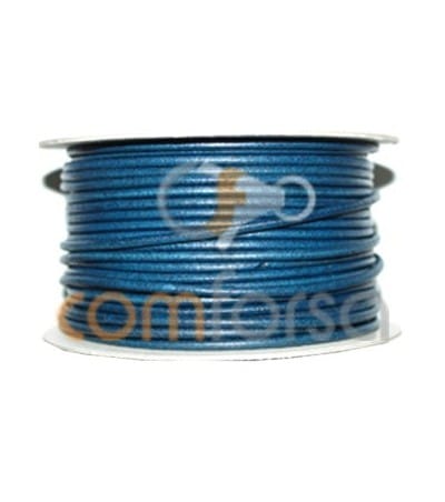 Cuir bleu 1.5 mm (Qualité premium)