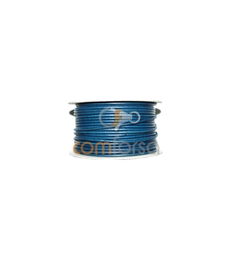 Cuir bleu 1.5 mm (Qualité premium)