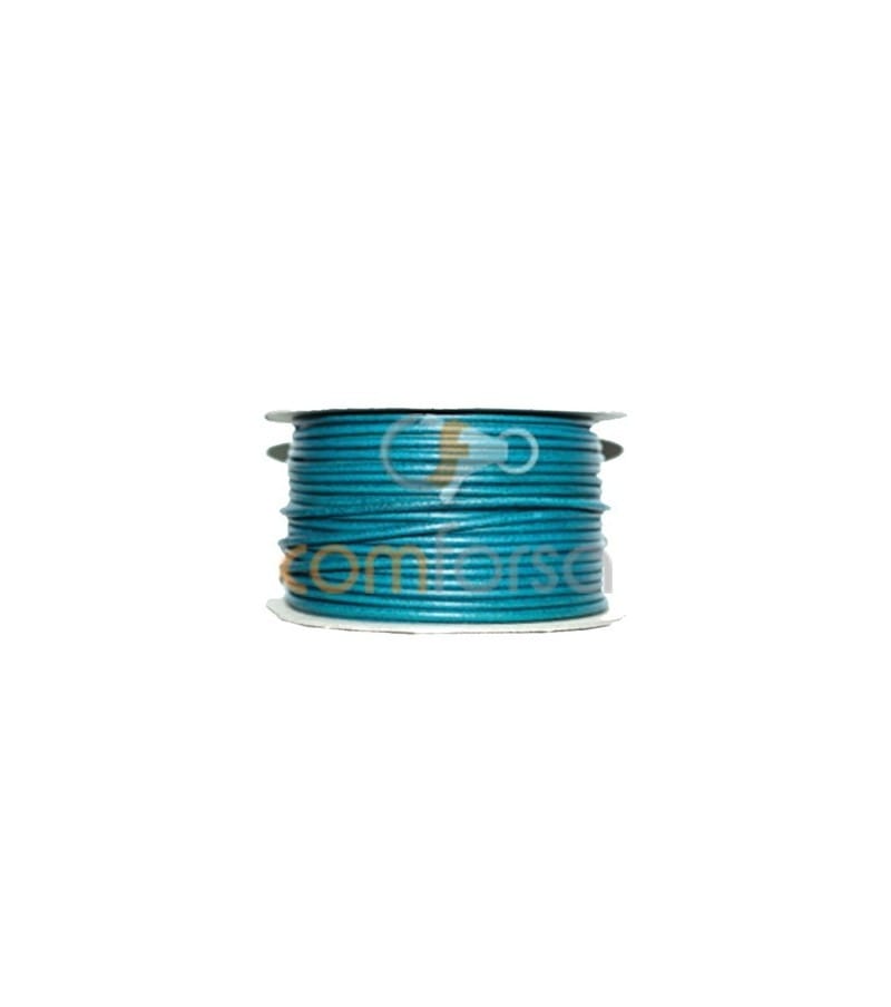 Cuir turquoise 2 mm Qualité Premium