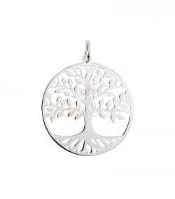 Pendentif arbre de vie 20 mm argent 925 plaqué or