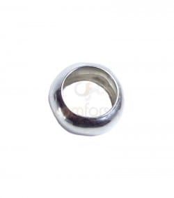 Anneau boule 4 mm argent 925 plaqué or