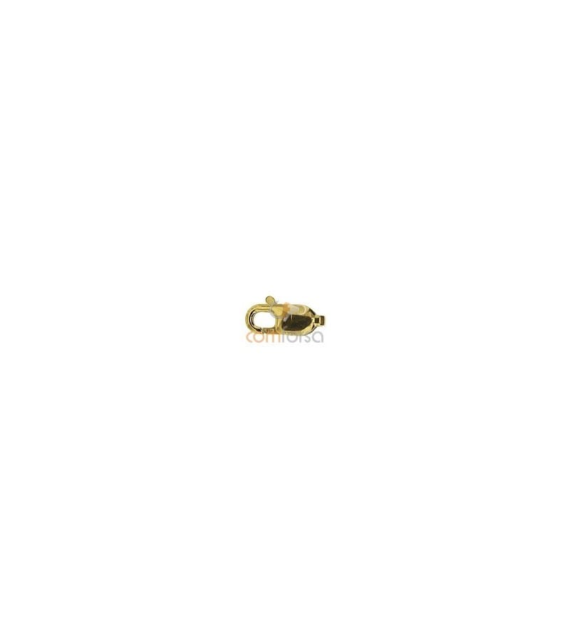 Mousqueton 9 mm gold filled