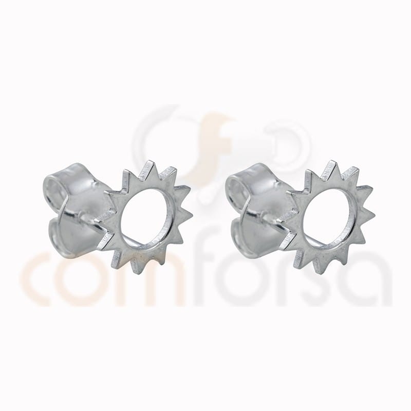 Boucles d´oreilles soleil argent 925