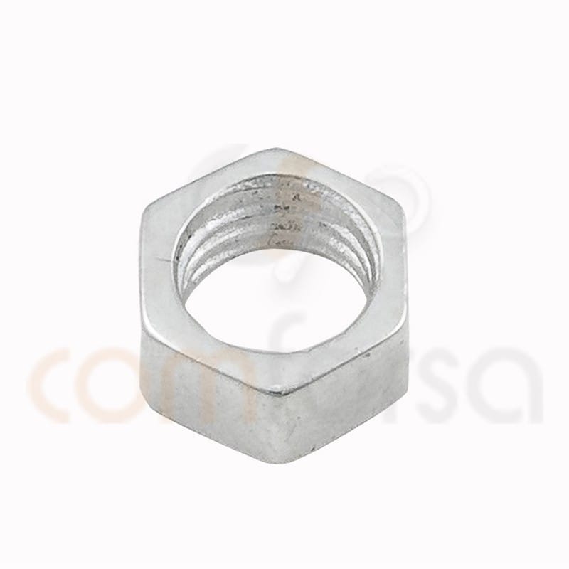 Intercalaire noix  argent 5 mm (3.6 int) argent 925