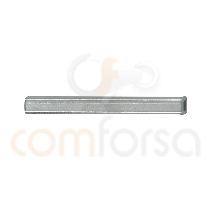 Tube carré 2 mm (exterieur) x 20 mm