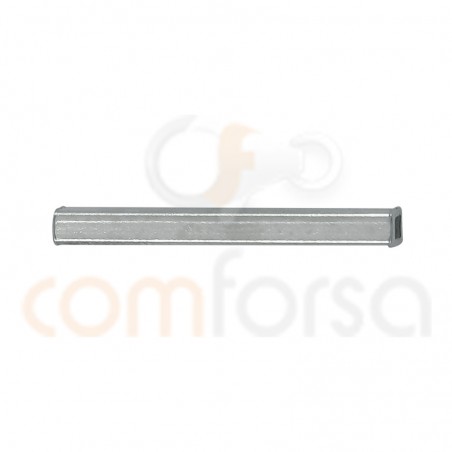 Tube carré 2 mm (exterieur) x 20 mm