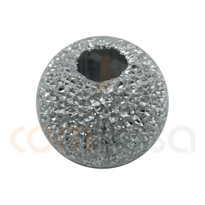 Boule diamanté 4 mm argent 925