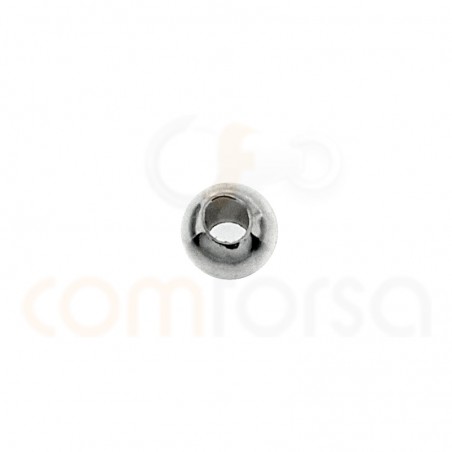 Boule lisse 3 mm (1.2) en argent 925 ml