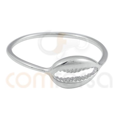 Bague coquille argent 925