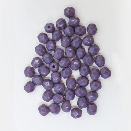 Boules à facettes  4 mm violet (50und)