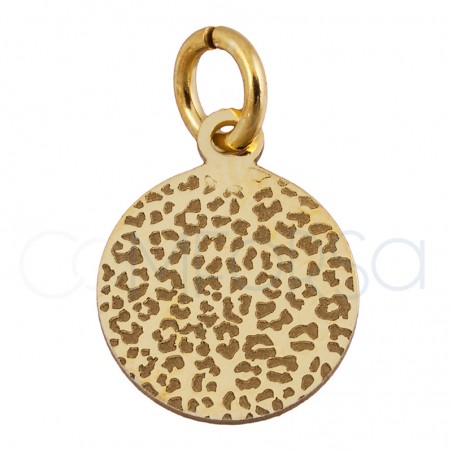 Pendentif léopard 10 mm argent 925