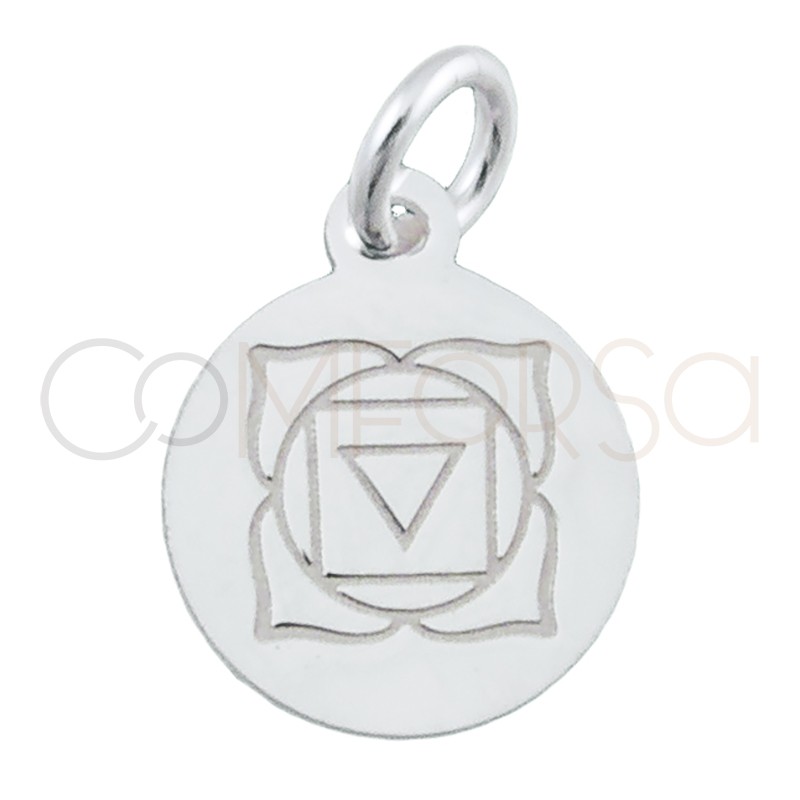 Pendentif chakra "MULADHARA" 10 mm argent 925