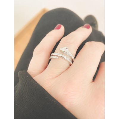 Bague serpent argent 925