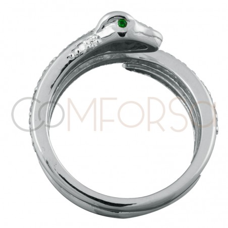 Bague serpent argent 925