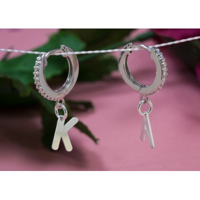 Pendentif lettre B 5.2x8mm argent plaqué or
