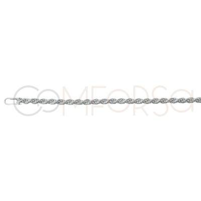 Maille corde 1.7 mm argent 925ml