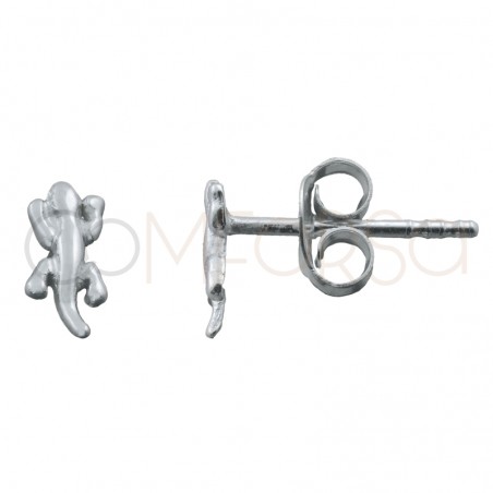 Boucle d'oreille salamandre 7x4.5mm argent 925