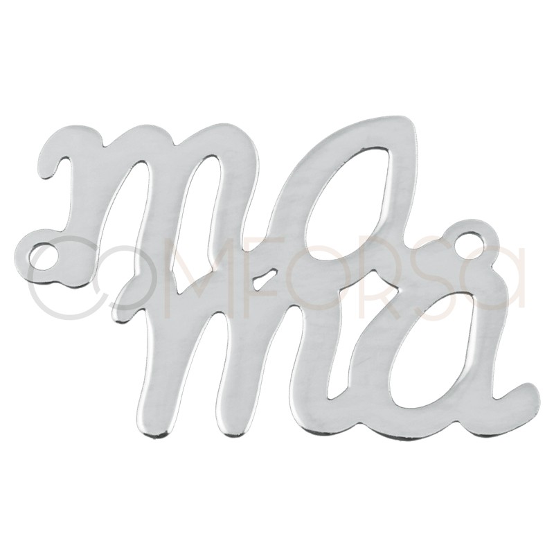 Intercalaire mama 14x20mm argent 925