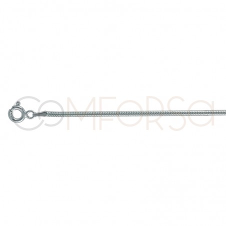 Queue de rat ronde 0.8 mm argent 925ml