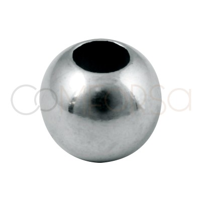 Boule 5mm argent 925 rhodié