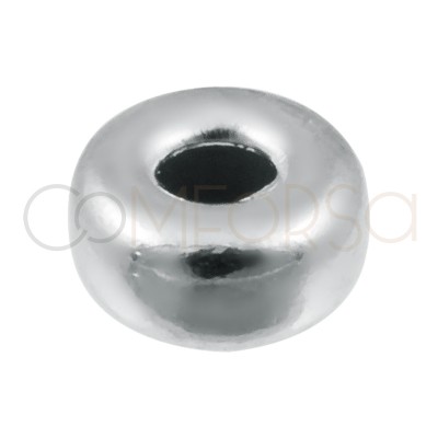 Donut 4 mm (1.5) argent doré rose