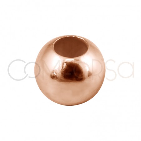 Boule 4 mm (1.8) argent 925 plaqué or rose