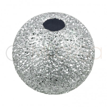 Boule diamantée 7mm argent 925