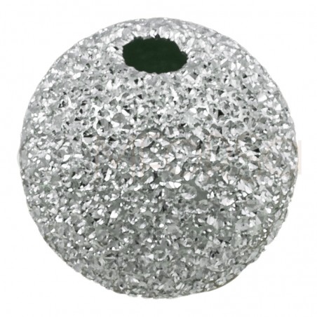 Boule diamantée 8 mm argent 925