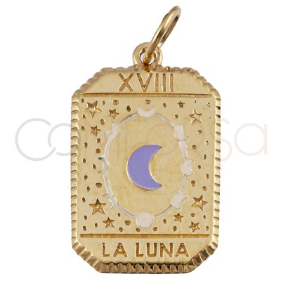 Pendentif tarot La Luna...