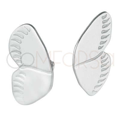 Pendentif ailes de papillon 18 x 36mm argent 925