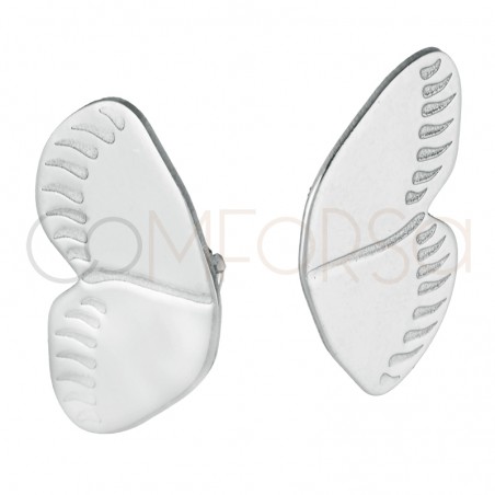 Pendentif ailes de papillon 18 x 36mm argent 925