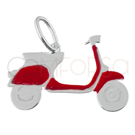 Pendentif Vespa 24.5x15mm argent 925