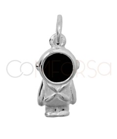 Pendentif astronaute 6 x 12mm argent 925