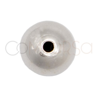 Boule lisse 12mm (2.5mm int) argent 925