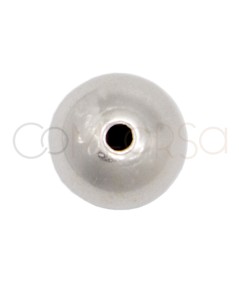 Boule lisse 12mm (2.5mm int) argent 925