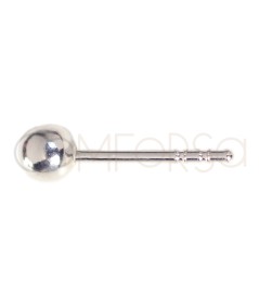 Boucle d'oreille boule 8 mm argent 925