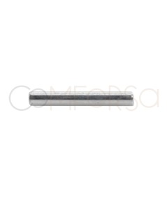 Tube 1.5 mm (ext) x 15 mm (long) argent 925