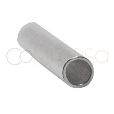 Tube 3 x 20 mm argent 925