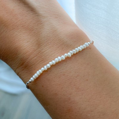 Bracelet de perles argent 925