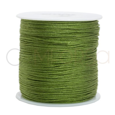 Nylon tressé vert olive 0.8mm