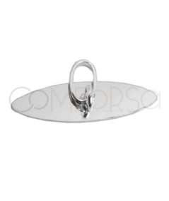 Appret ovale pour pierre 19 x 10 mm argent 925