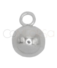 Boule 10 mm avec anneau argent 925
