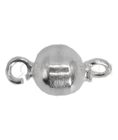 Boule 6 mm avec anneaux argent 925