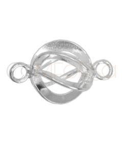 Petite Cage 14.6 x 8.6 mm argent 925 ml