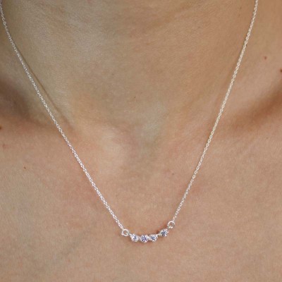 Chaîne forçat coupée avec anneaux 40cm argent 925