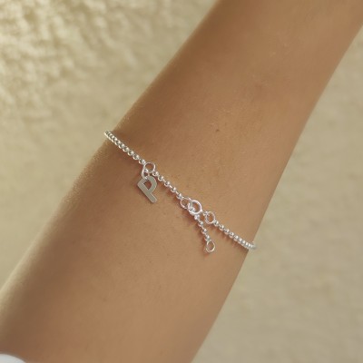 Bracelet de boules 2mm argent 925 plaqué or