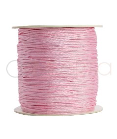 Nylon tressé rose clair 1mm